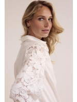 Tramontana Blouse Fancy Lace Sleeves 001100 Off white