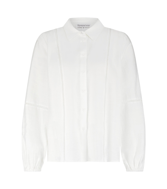 Tramontana Blouse Lace Tapes 001100 Off white