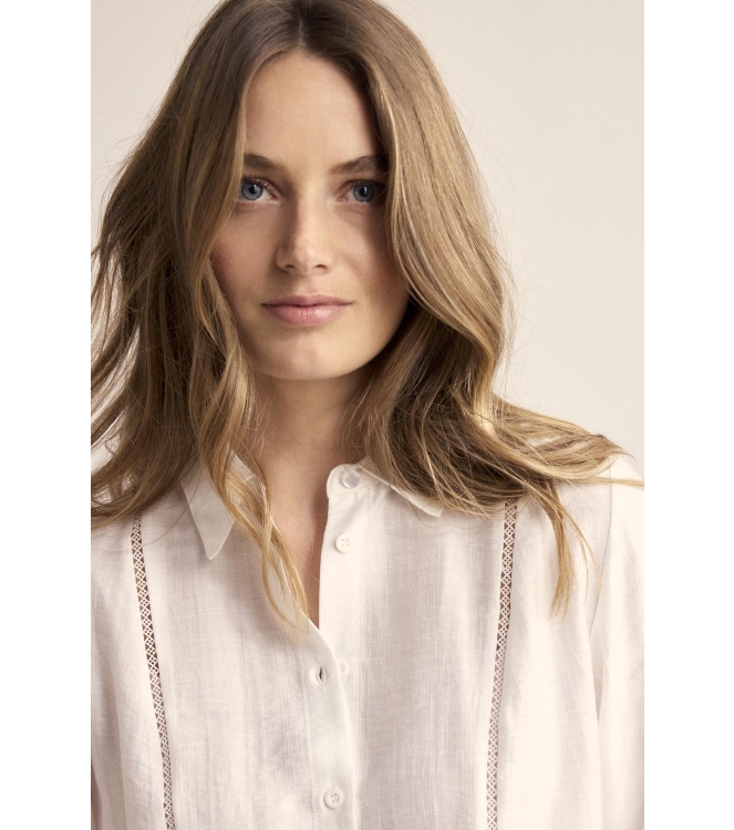 Tramontana Blouse Lace Tapes 001100 Off white