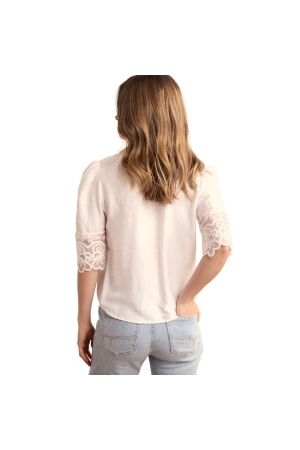 Tramontana Blouse Lace Details 001100 Off White