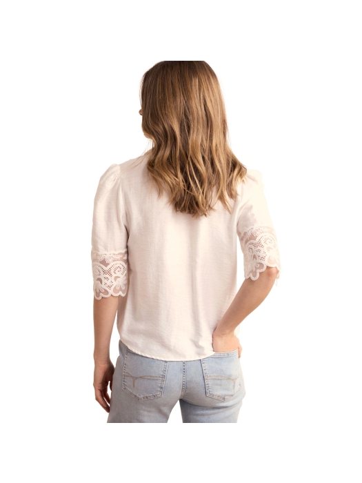 Tramontana Blouse Lace Details 001100 Off White