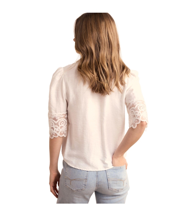 Tramontana Blouse Lace Details 001100 Off White