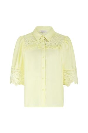 Tramontana Blouse Lace Details 005795 Celery