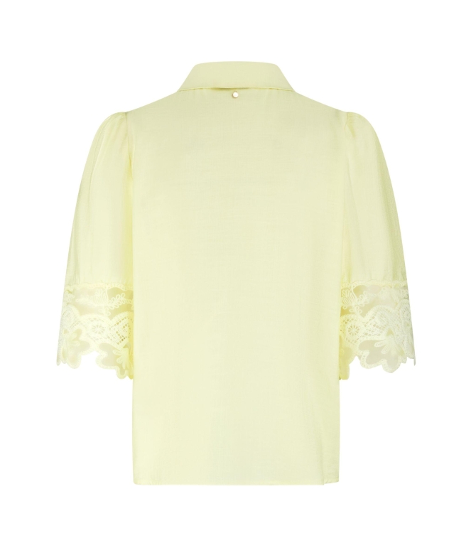 Tramontana Blouse Lace Details 005795 Celery