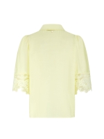 Tramontana Blouse Lace Details 005795 Celery