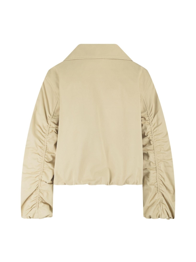 Tramontana Short Trench Jacket 001225 Pebble
