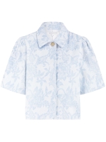 Tramontana Denim Jacquard Jacket 000043 Light indigo denim