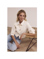 Tramontana Embroidered Denim Jacket 001100 Off White