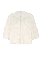 Tramontana 3D Flower Lace Jacket 006800 Stone