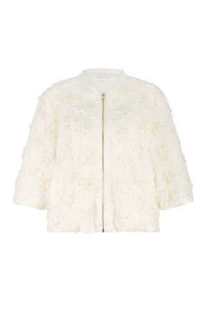 Tramontana 3D Flower Lace Jacket 006800 Stone