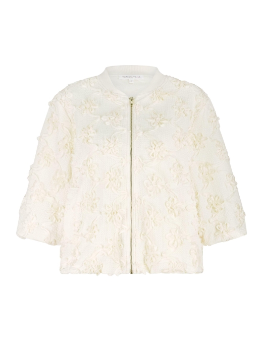 Tramontana 3D Flower Lace Jacket 006800 Stone