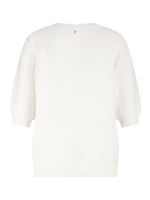 Tramontana Sequin Short-Sleeve Jumper 001100 Off white