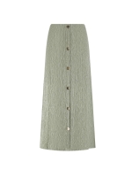 Tramontana Crinkled Maxi Skirt 006156 Aloe melange
