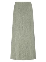 Tramontana Crinkled Maxi Skirt 006156 Aloe melange