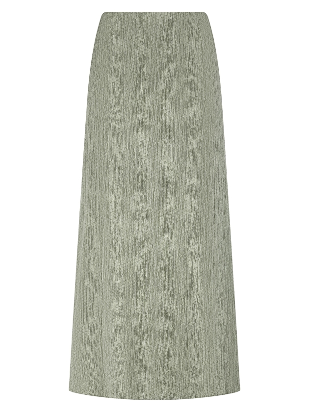 Tramontana Crinkled Maxi Skirt 006156 Aloe melange