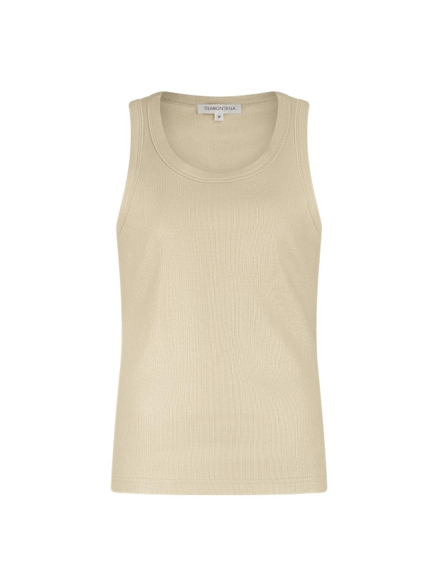 Tramontana Coated Singlet 001225 Pebble