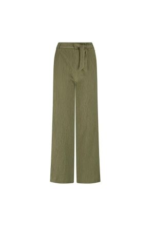 Tramontana Creased Wide-Leg Trousers 006155 Aloe