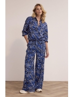Tramontana Trousers Ink Bloom 099999 Print ink