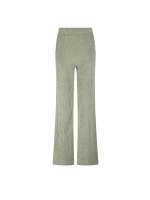 Tramontana Crinkled Wide-Leg Trousers 006156 Aloe melange