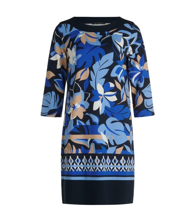 Betty Barclay Kleid Kurz 3/4 Arm 8881 Dark blue/blue