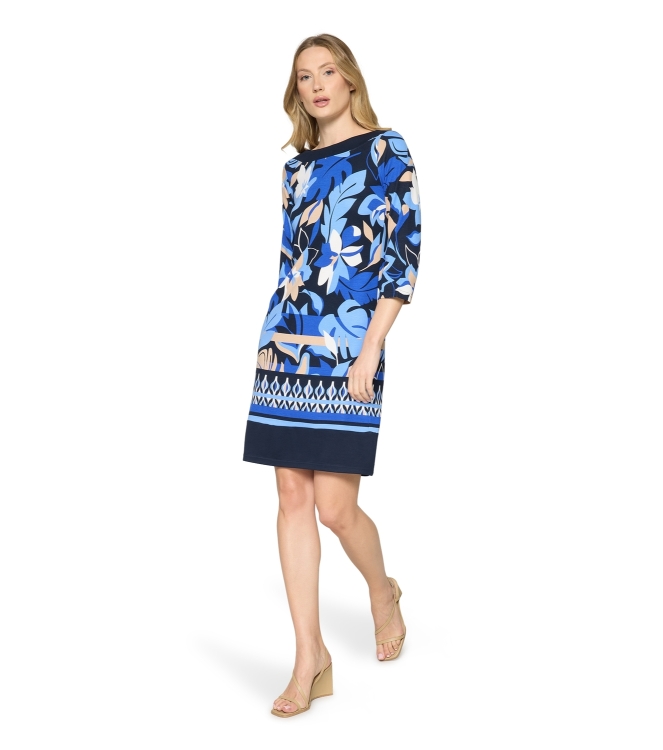 Betty Barclay Kleid Kurz 3/4 Arm 8881 Dark blue/blue