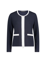 Betty Barclay Shirt Jacke Kurz 1/1 Arm 8911 Patch dark blue/cream