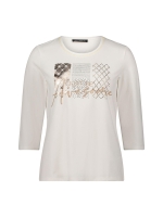 Betty Barclay Shirt Kurz 3/4 Arm 1916 Patch cream/Nature