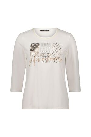 Betty Barclay Shirt Kurz 3/4 Arm 1916 Patch cream/Nature