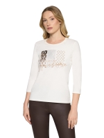Betty Barclay Shirt Kurz 3/4 Arm 1916 Patch cream/Nature