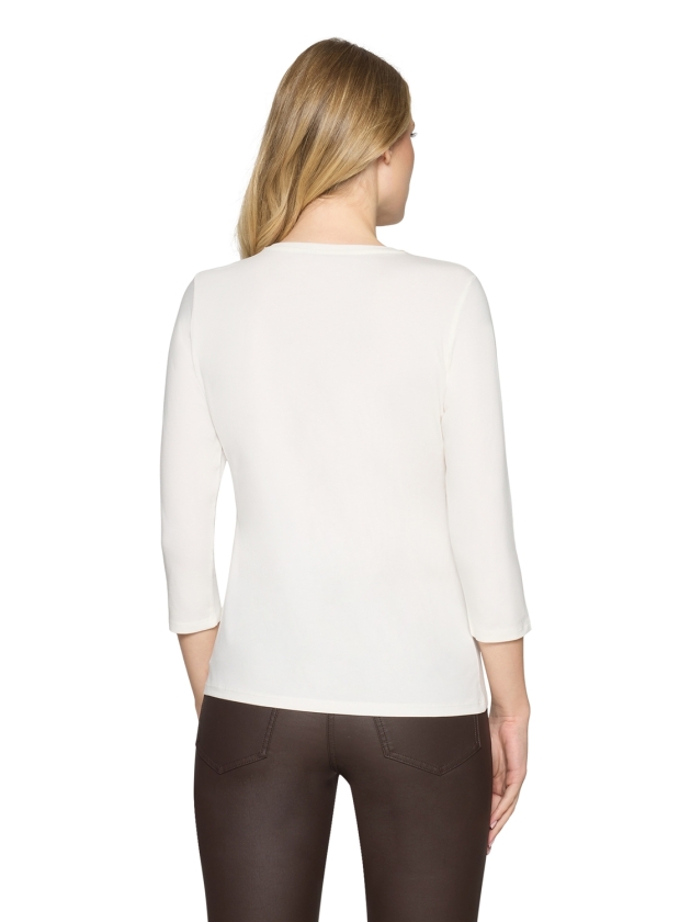 Betty Barclay Shirt Kurz 3/4 Arm 1916 Patch cream/Nature