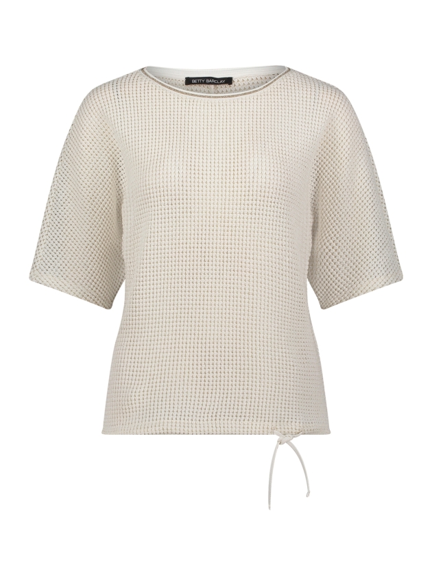 Betty Barclay Sweat Kurz 1/2 Arm 1014 Offwhite