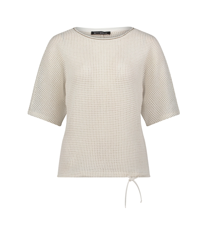 Betty Barclay Sweat Kurz 1/2 Arm 1014 Offwhite