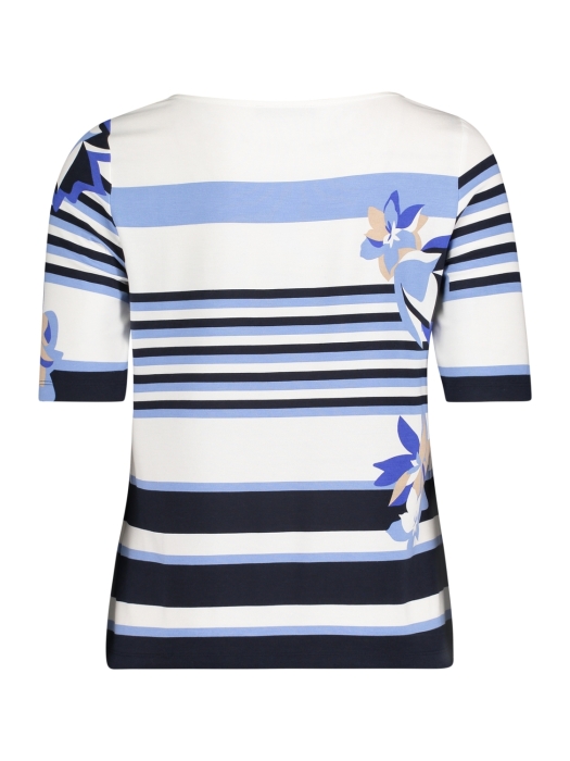 Betty Barclay Shirt Kurz 1/2 Arm 8811 Blue/cream