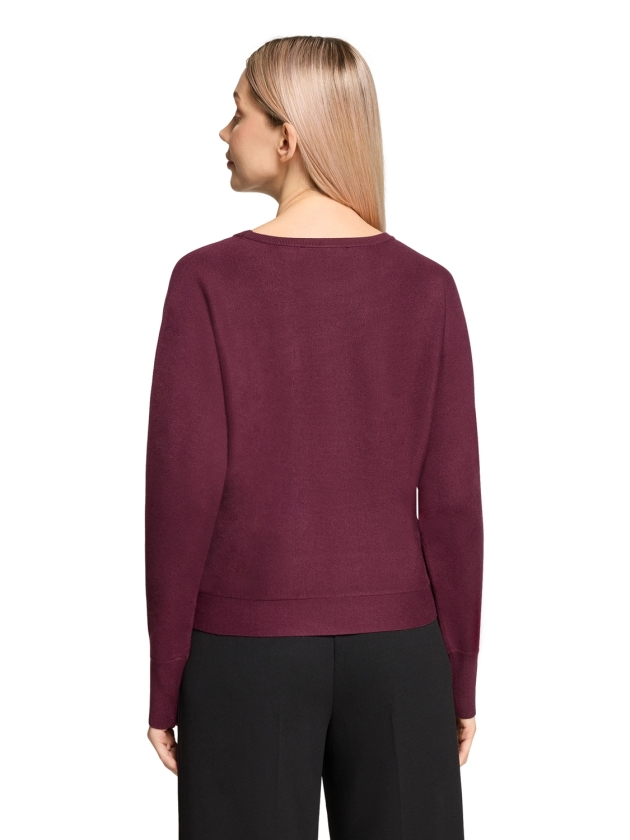 Betty Barclay Strickpullover Kurz 1/1 Arm 4685 Dark aubergine