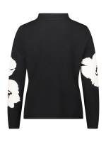 Betty Barclay Strickpullover Kurz 1/1 Arm 9911 Patch black/cream