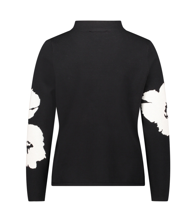 Betty Barclay Strickpullover Kurz 1/1 Arm 9911 Patch black/cream