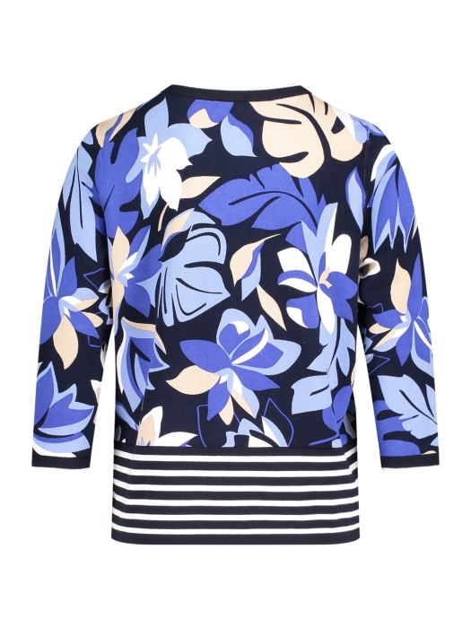Betty Barclay Strickpullover Kurz 3/4 Arm 8881 Dark blue/blue