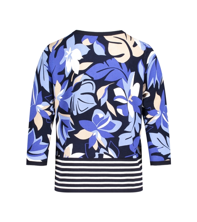 Betty Barclay Strickpullover Kurz 3/4 Arm 8881 Dark blue/blue