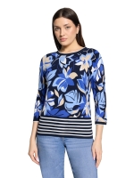 Betty Barclay Strickpullover Kurz 3/4 Arm 8881 Dark blue/blue