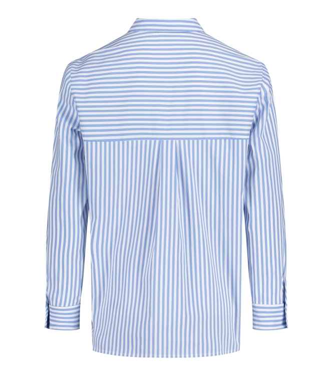 Betty Barclay Bluse Lang 1/1 Arm 1880 White/blue