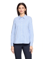 Betty Barclay Bluse Lang 1/1 Arm 1880 White/blue