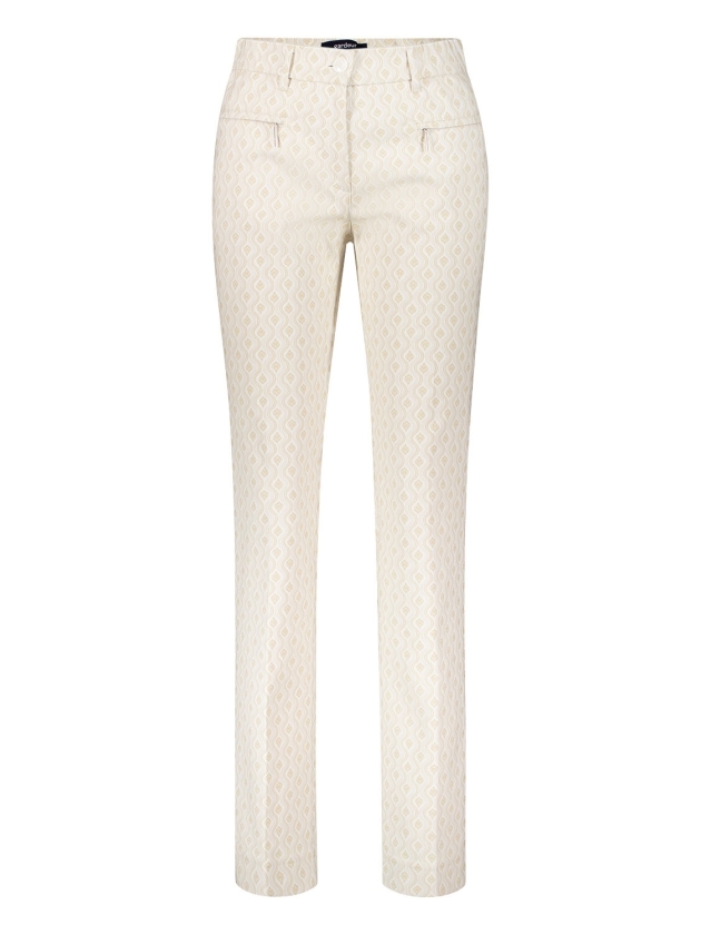 Gardeur Hose Zigarette Slim 1011 Hellbeige