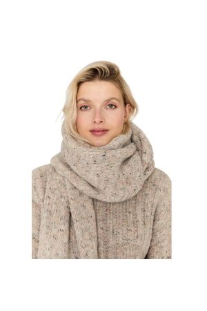 Moscow 49-12-Scarf-2 460-2 Taupe dessin