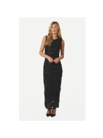 Neo Noir Tiranna big flower mesh dress 100 Black