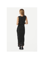 Neo Noir Tiranna big flower mesh dress 100 Black