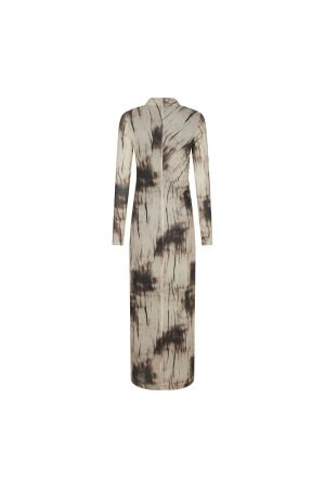 Neo Noir Onessa faded mesh dress 306 Dusty brown