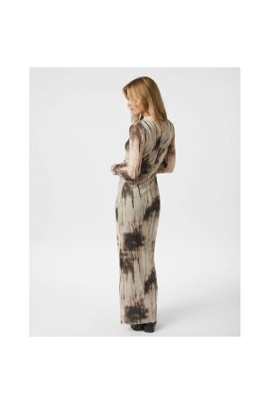 Neo Noir Onessa faded mesh dress 306 Dusty brown