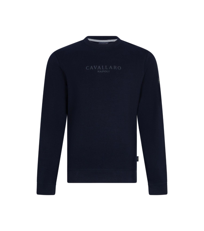 Cavallaro Sanago R Neck Sweat 699000 Dark blue