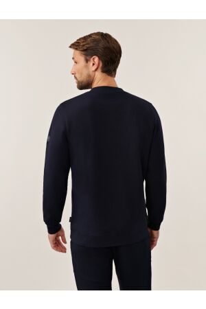 Cavallaro Sanago R Neck Sweat 699000 Dark blue