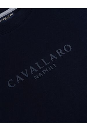Cavallaro Sanago R Neck Sweat 699000 Dark blue
